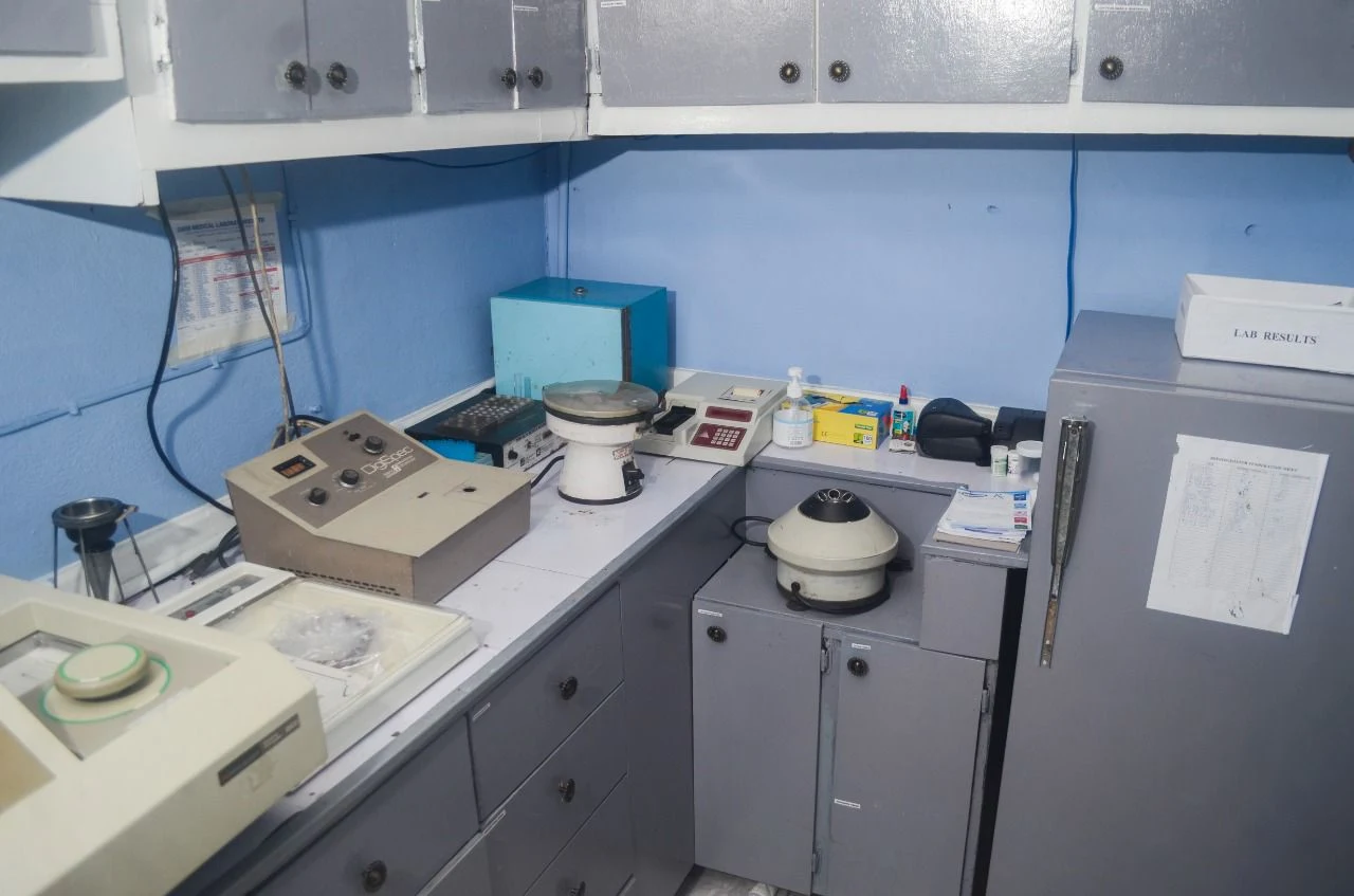 On-site medical laboratory used for COVID-19 and other tests